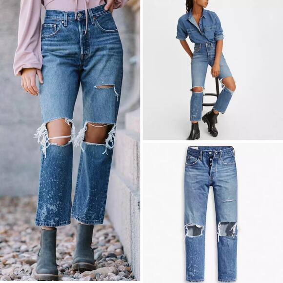 NWT LEVI'S JEANS BLUE - Picture 2 of 14